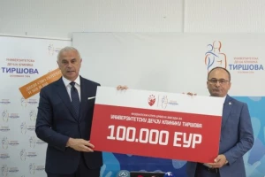 Zvezda donirala 100.000 evra Dečjoj klinici u Tiršovoj